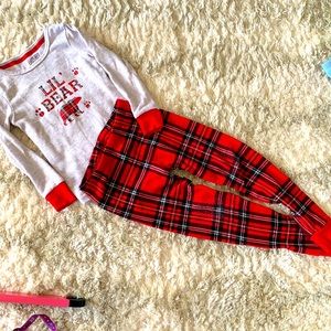 Holiday PJ set, Lil’ Bear- UNISEX